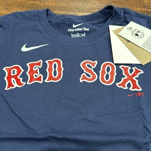 NWT - Youth The Nike Tee Red Sox Bogaerts MLB Genuine Merchandise - Picture 2 of 4